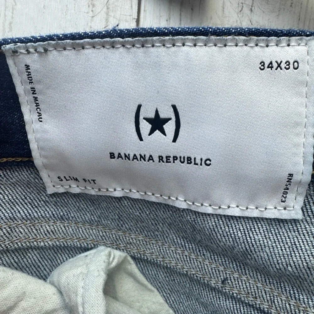 Banana Republic Dark Blue Straight Jeans